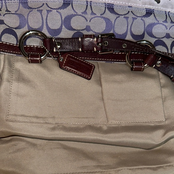 Coach 2008 Purple and Light Pink Studded Signature Needs Some Love - Picture 10 of 10
